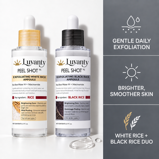 Luvanty Peel Shot Glow Rice Duo