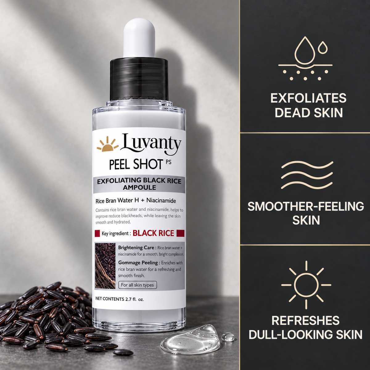Luvanty Peel Shot Glow Rice Duo