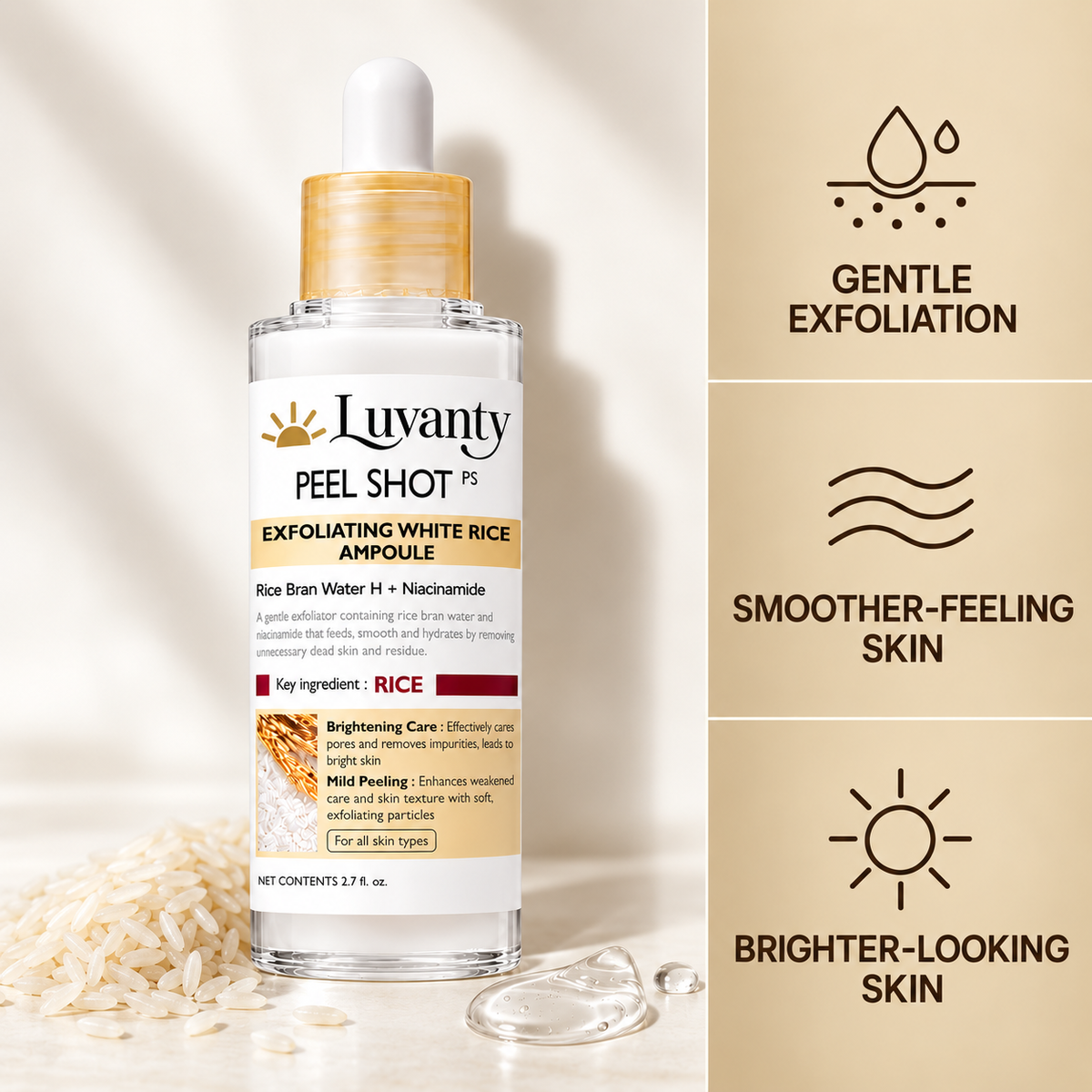 Luvanty Peel Shot Glow Rice Duo